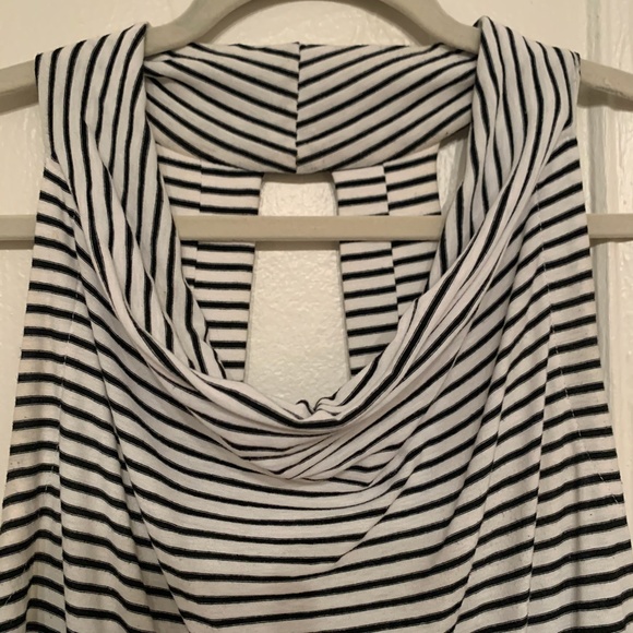 Black & White Striped Dress - Picture 3 of 8